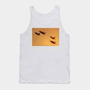 2-Sided F-16 Vipers and F-18 Hornets Tank Top